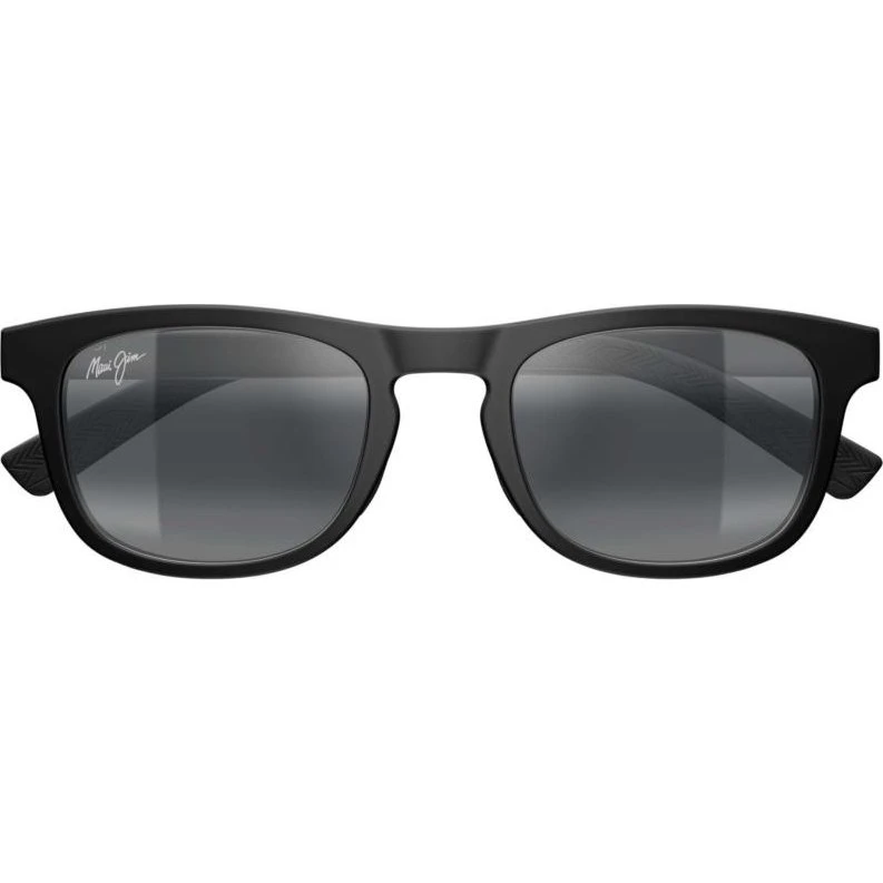 Maui Jim Aliali MJ0342S Lunettes de Soleil Carrées Noires et Grises