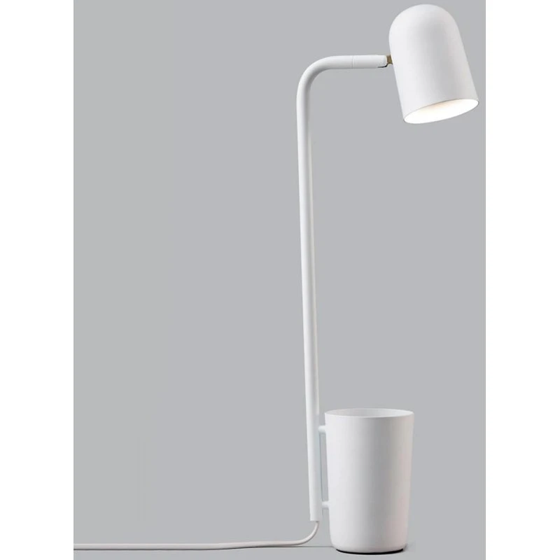 Northern Buddy - Lampe de bureau et pot à crayons blanc