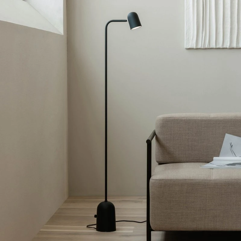 Northern Buddy Lampe sur pied noire