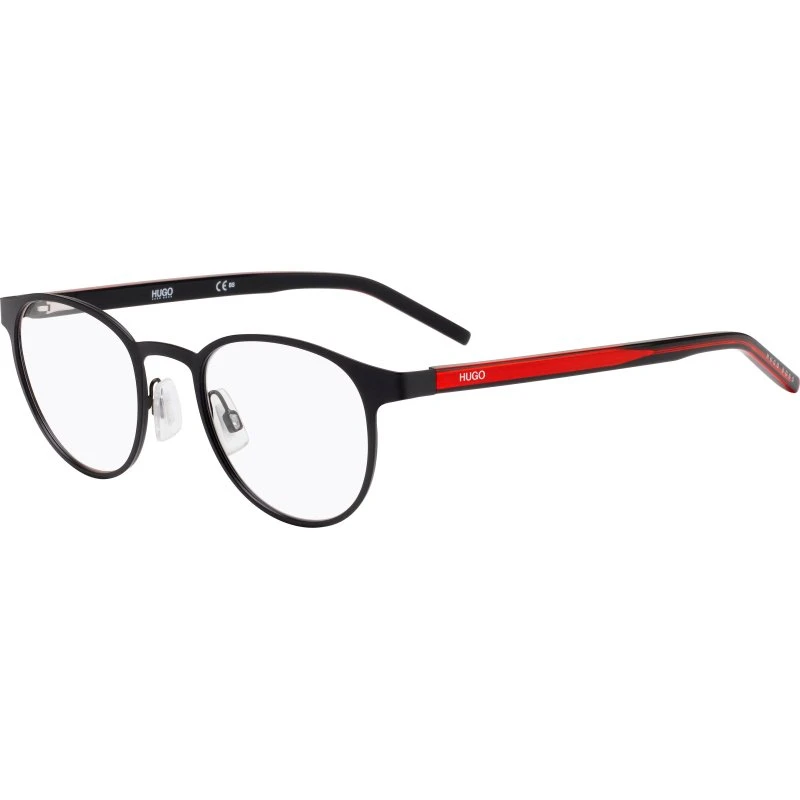 Hugo Boss HG 1030 Lunettes de Vue Homme Rondes Noir/Rouge