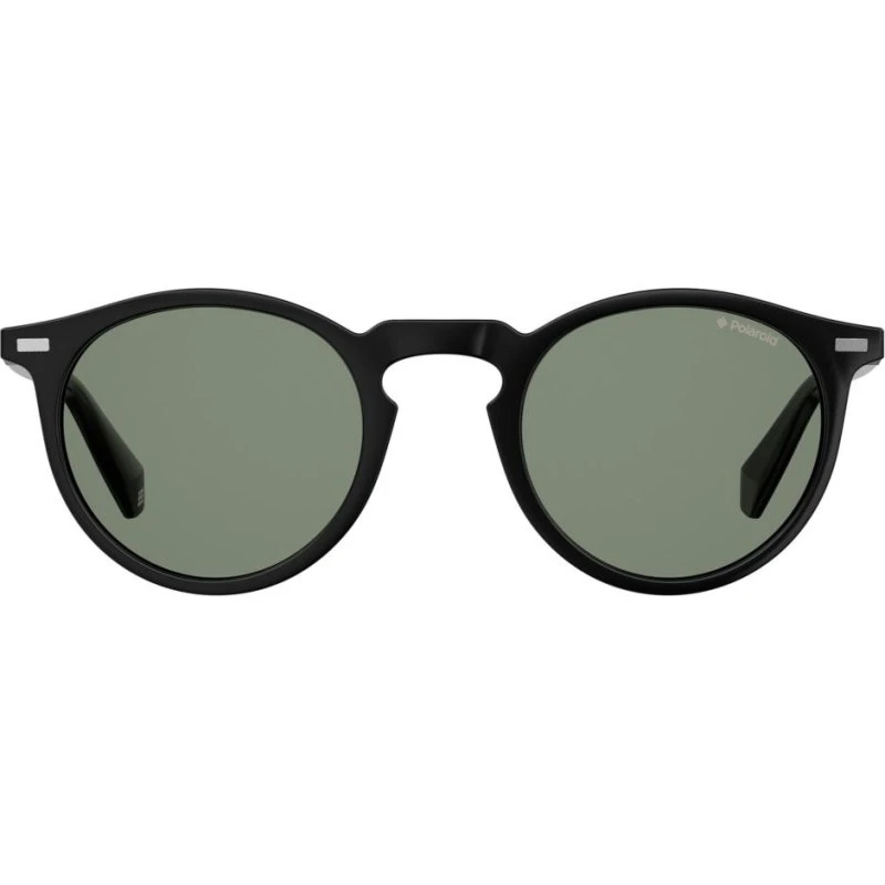 Polaroid PLD 2086/S Lunettes de Soleil Homme Rondes Noires Polarisées