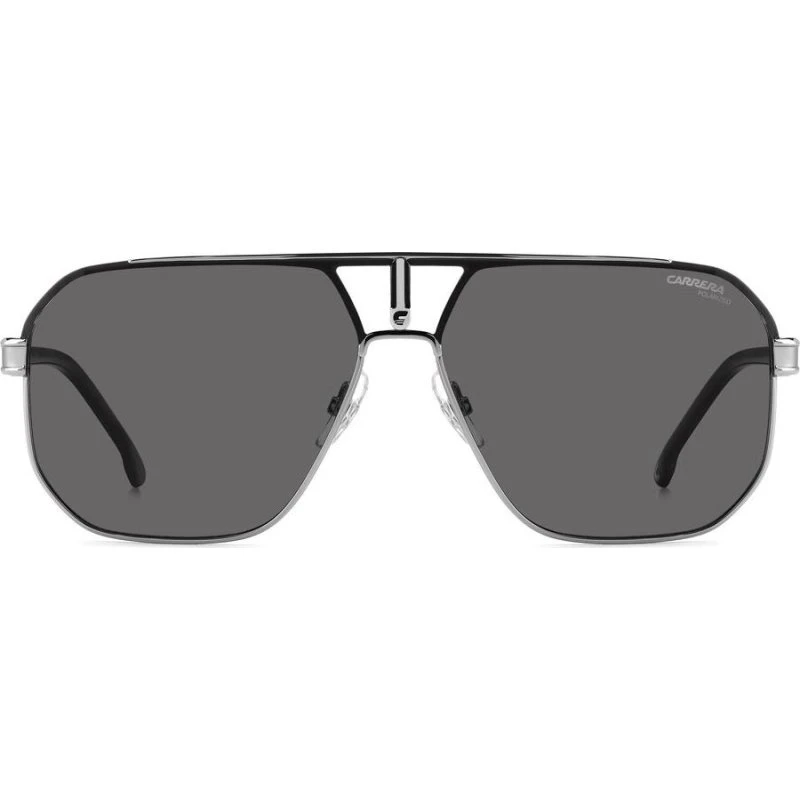 Carrera 1062/S Lunettes de Soleil Pilote Homme Noir et Gris
