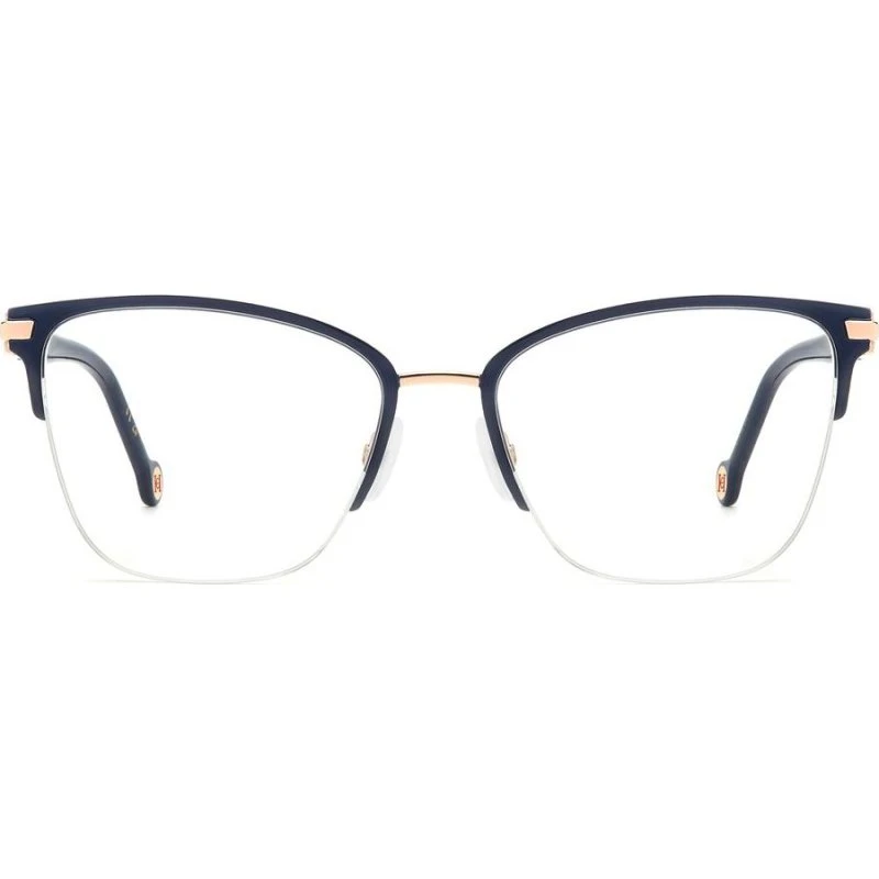 Carolina Herrera HER 0193 Lunettes de Vue Femme Œil-de-Chat Doré