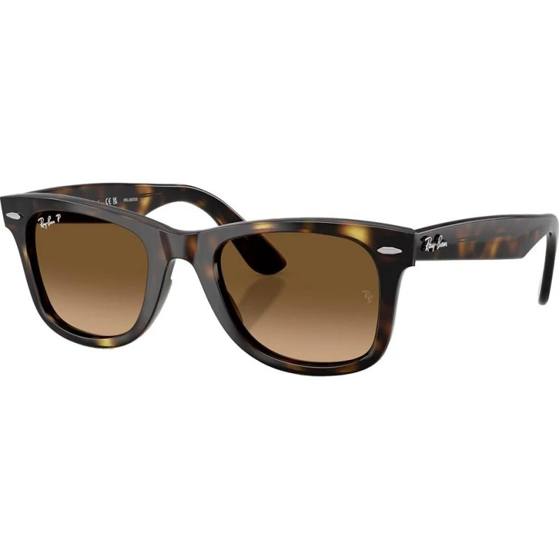 Ray-Ban Wayfarer Ease RB4340 Polished Havana Gradient Brown Polar 50