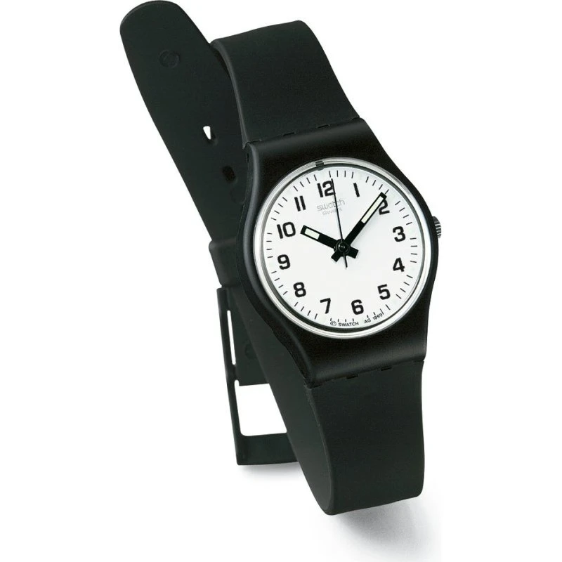 Swatch SOMETHING NEW LB153 - Bracelet caoutchouc noir