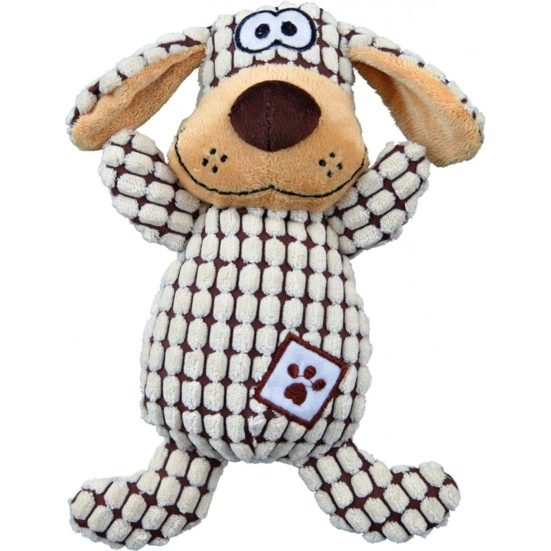 Trixie – Chien en peluche beige et marron 26 cm