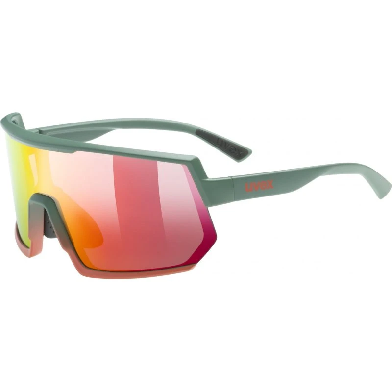 Uvex Sportstyle 235 - Lunettes de sport miroir vert/orange