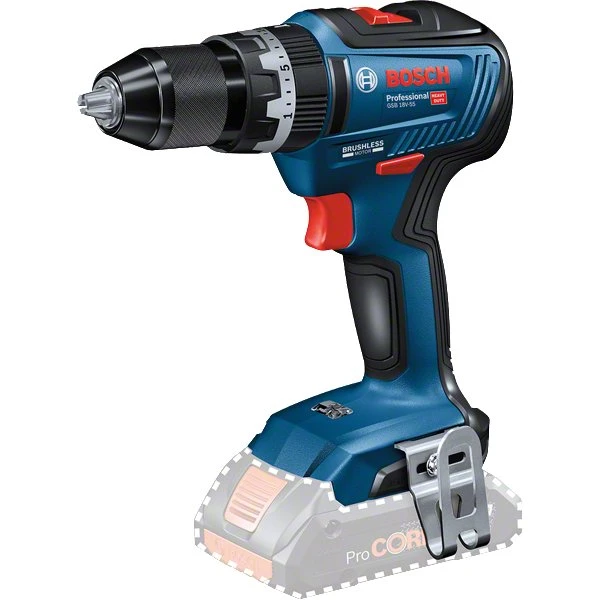 Bosch GSB 18V-55 Perceuse à Percussion sans Batterie