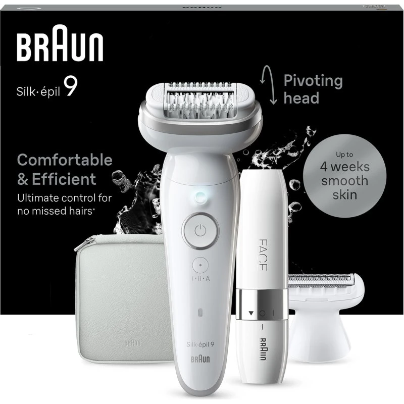 Braun Silk-épil 9 9-341 Blanc Argent