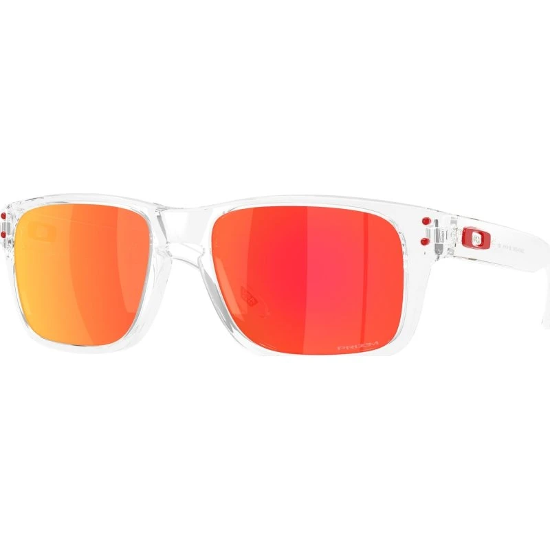 Oakley Holbrook XXS Lunettes de Soleil pour Enfant - Transparent Rouge