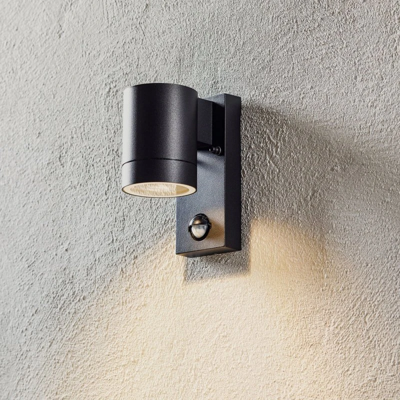 Nordlux Applique Extérieure Tin Maxi Sensor - Noir - Métal