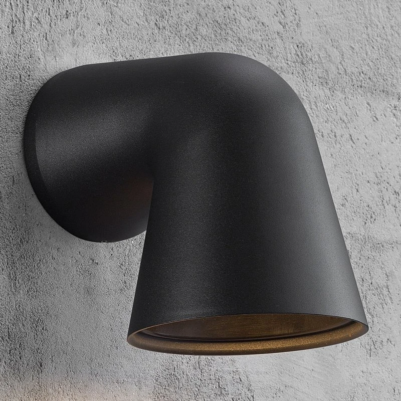 Nordlux Applique Extérieure Front - Noir - Aluminium Moderne