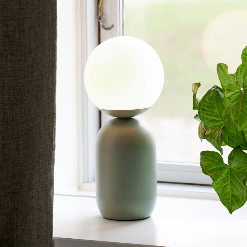 Nordlux Lampe à poser Notti, Vert, Style Scandinave
