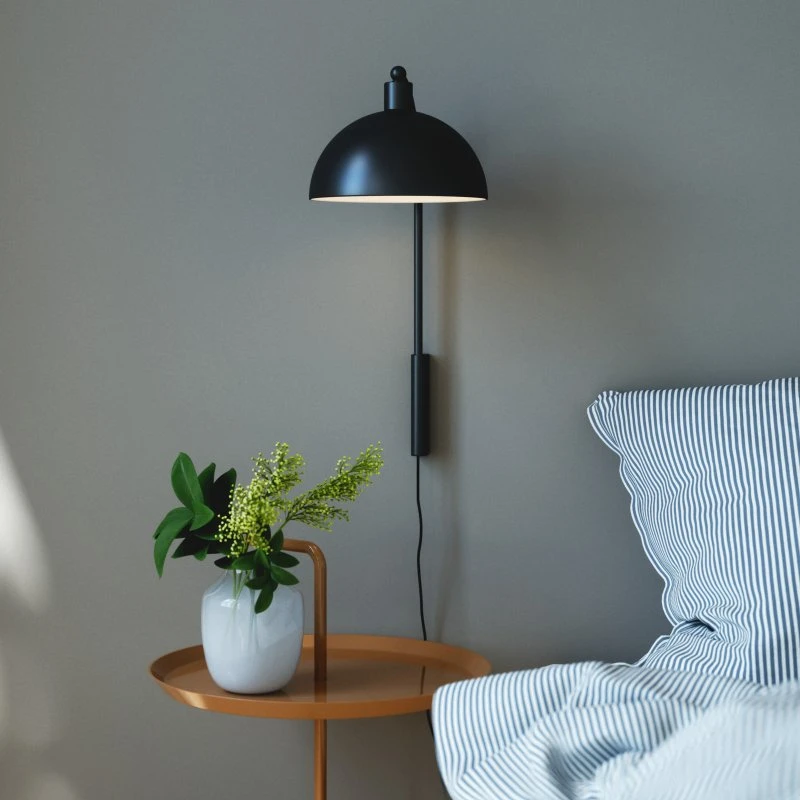 Nordlux Applique Murale Ellen 20 Noir - Design Scandinave