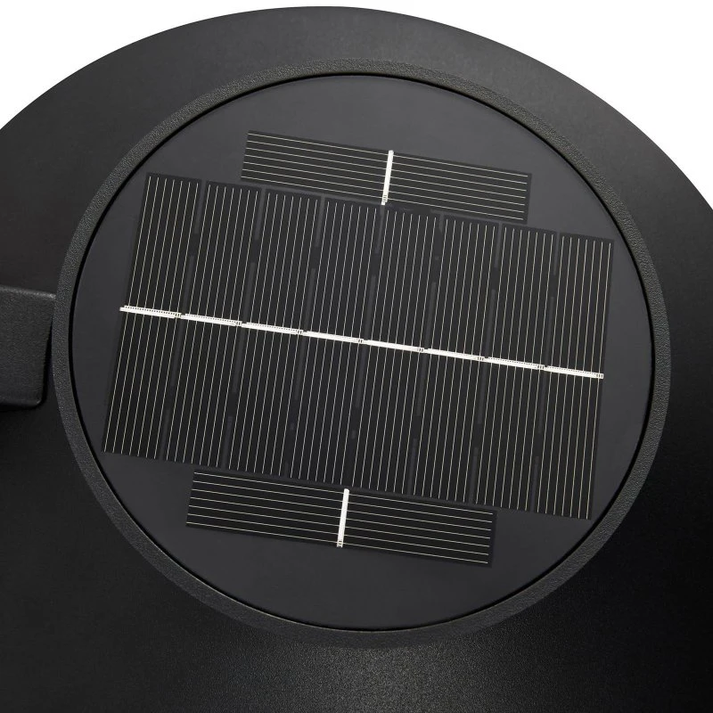 Nordlux Applique Solaire LED Justina Noire - Capteur de Mouvement