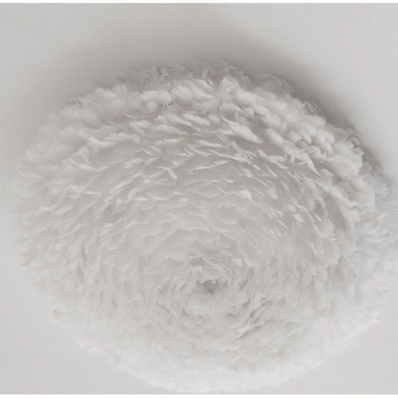 UMAGE Eos Up Applique Murale Design en Plumes d'Oie, Blanche