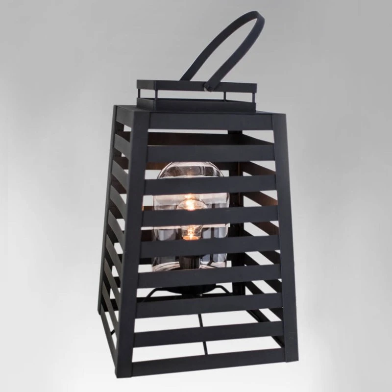 By Rydéns Lampe de terrasse Yankton, Lanterne Moderne en Métal Noir