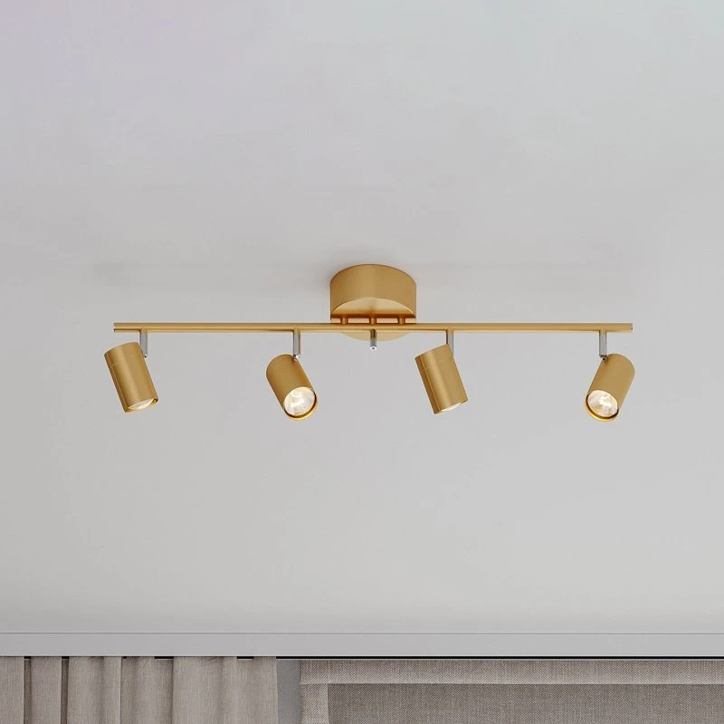 Rydéns Correct Spot de Plafond x4 Doré Mat