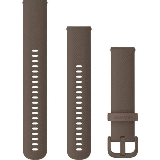 Garmin Bracelet de Montre Silicone 20 mm Marron - Quick Release