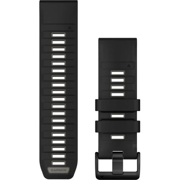 Bracelet Garmin QuickFit® 26 en Silicone Noir - Taille Unique