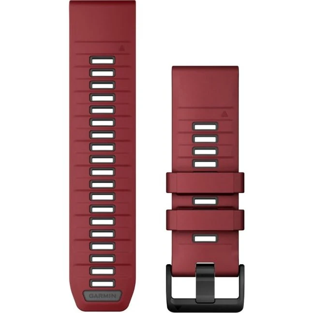Bracelet Garmin QuickFit® 26 en Silicone Rouge - Taille Unique