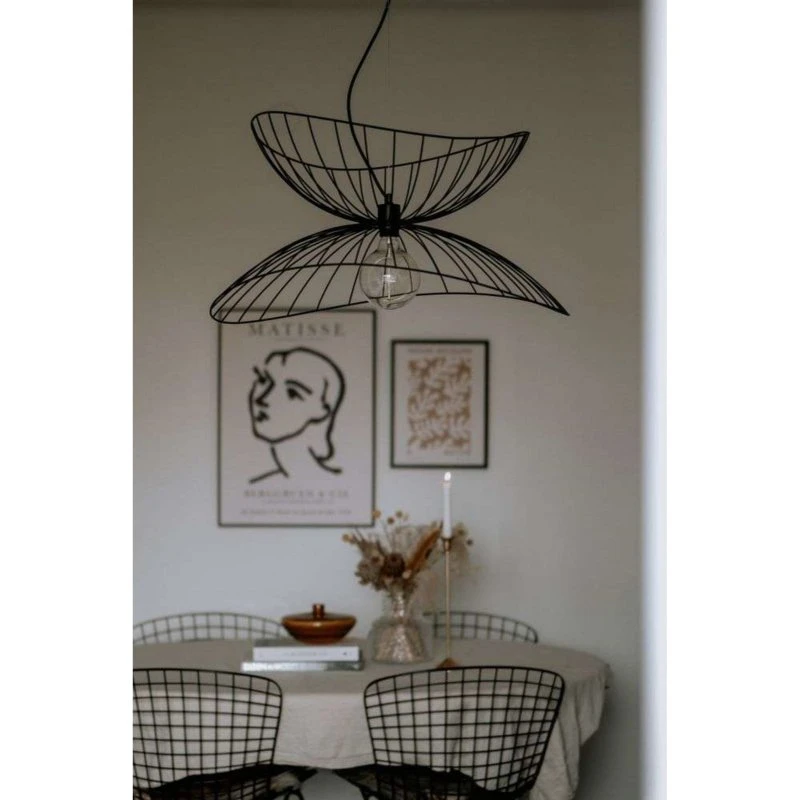Globen Lighting Suspension Ray 70 Noire - Design Moderne