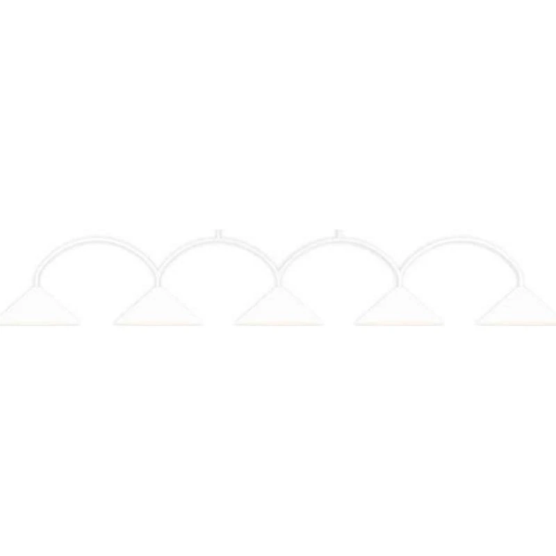 Globen Lighting Suspension Curve 5 White - 5 Lampes