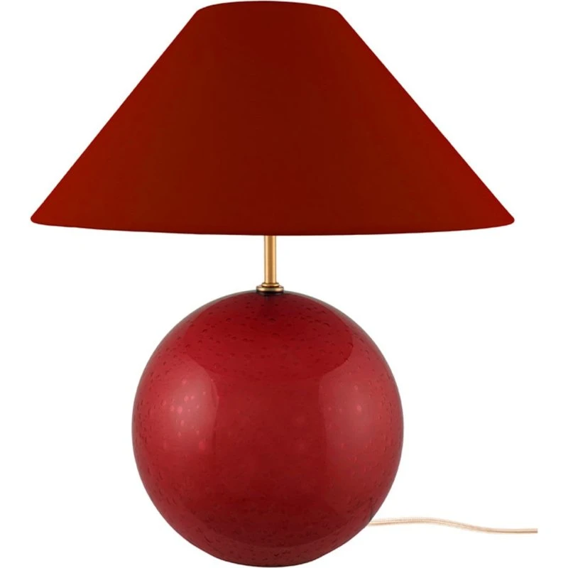Globen Lighting Lampe à poser Iris 35 Burgundy