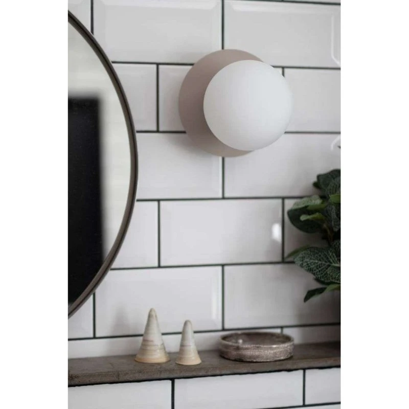 Globen Lighting Applique/Plafonnier Art Déco Blanc IP44
