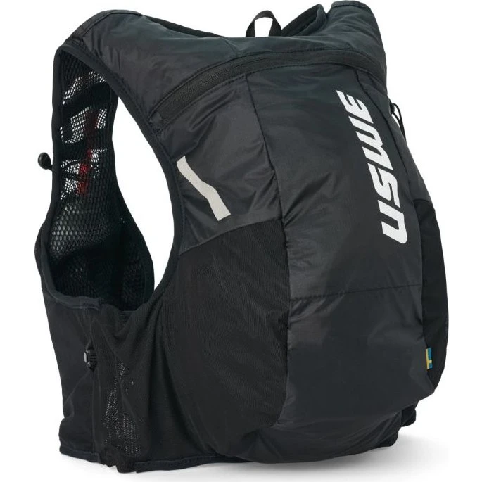 USWE Pace 14L Gilet de Trail Running Unisexe - Noir