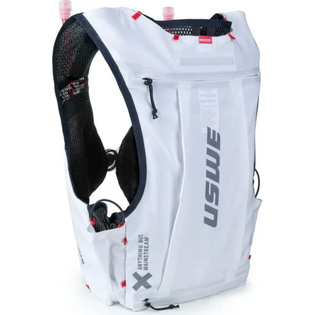 USWE Running VST 8L Hydration Vest Blanc Unisexe
