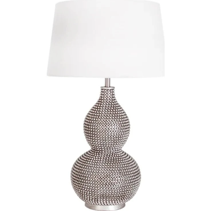By Rydéns Lampe à poser Lofty, Argenté et Blanc