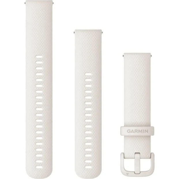 Garmin Bracelet de Montre Silicone 20 mm Blanc - Quick Release