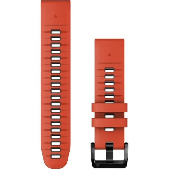 Garmin QuickFit 22 Bracelet en Silicone Rouge pour Montre GPS
