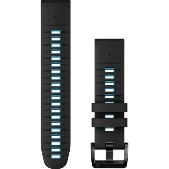 Garmin QuickFit 22 - Bracelet en Silicone Noir pour Montre Connectée