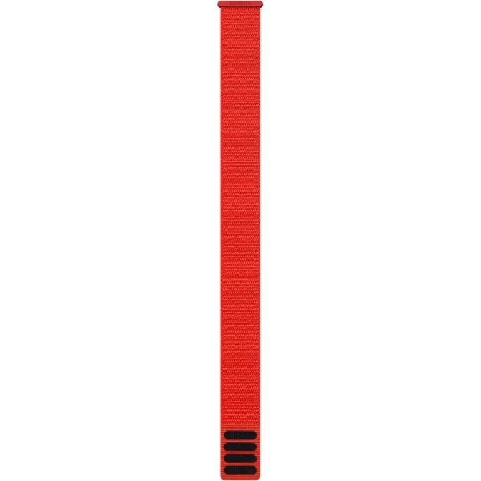 Bracelet de montre Garmin UltraFit 2 en nylon rouge