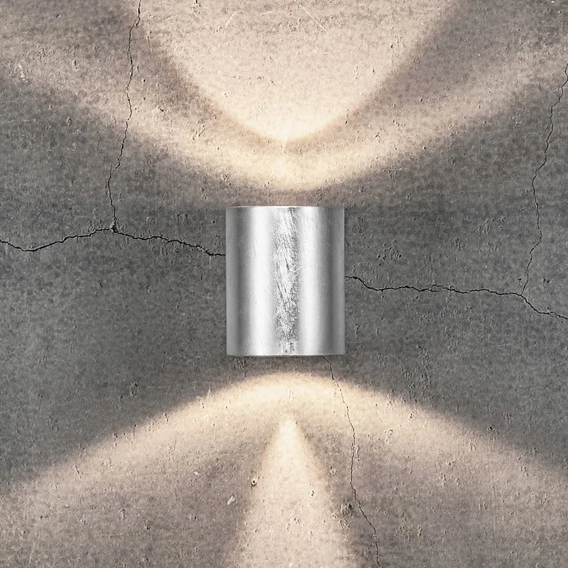 Nordlux Applique murale Canto 2 Galvanisée - LED Intégrée