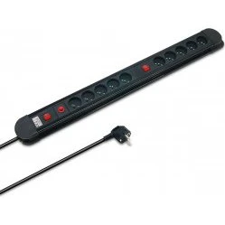 Schneider Electric Multiprise 10 prises 1,50m avec protection surtensions