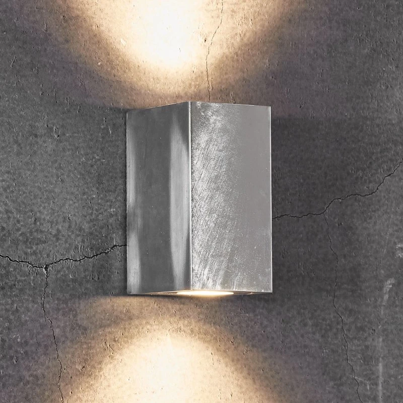 Nordlux Canto Maxi Kubi 2 - Applique murale extérieure galvanisée