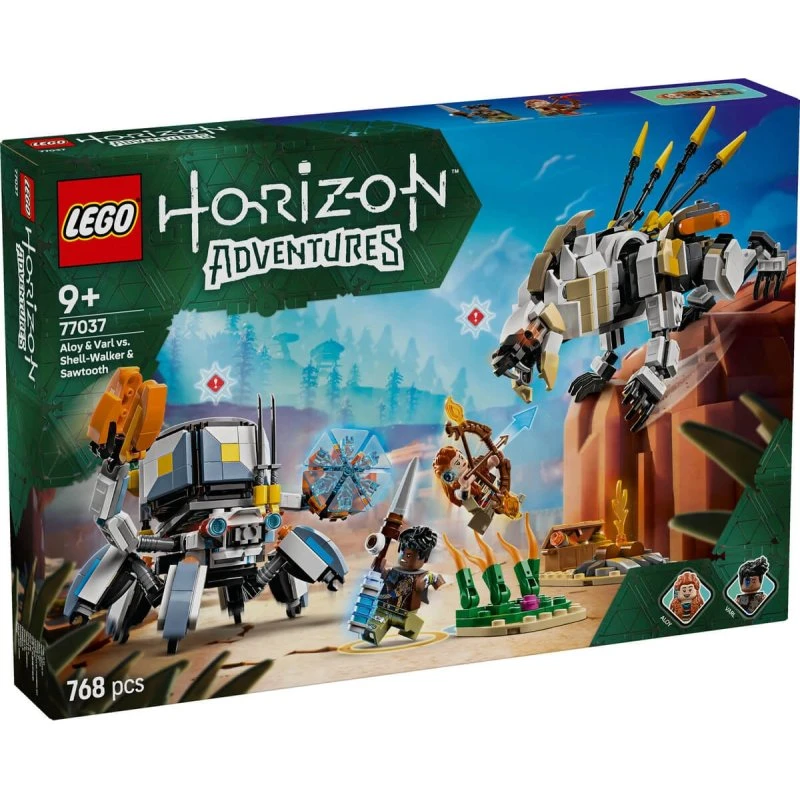 LEGO Horizon Adventures Aloy et Varl vs Walker et Sawtooth 77037