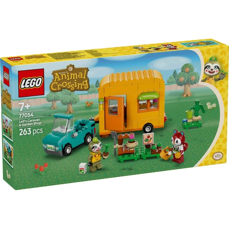LEGO Animal Crossing : La caravane et le magasin de jardinage de Leif