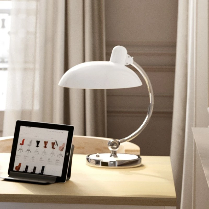 Fritz Hansen Kaiser Idell 6631-T Luxus Lampe de Table Blanche