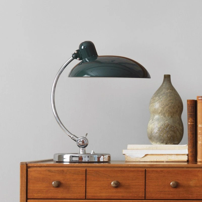 Fritz Hansen Kaiser Idell 6631-T Luxus Lampe de Table Vert Brillant