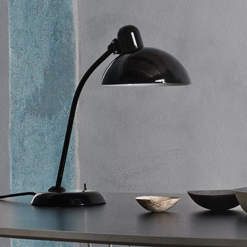 Fritz Hansen Kaiser Idell 6556-T Lampe à poser Noir brillant