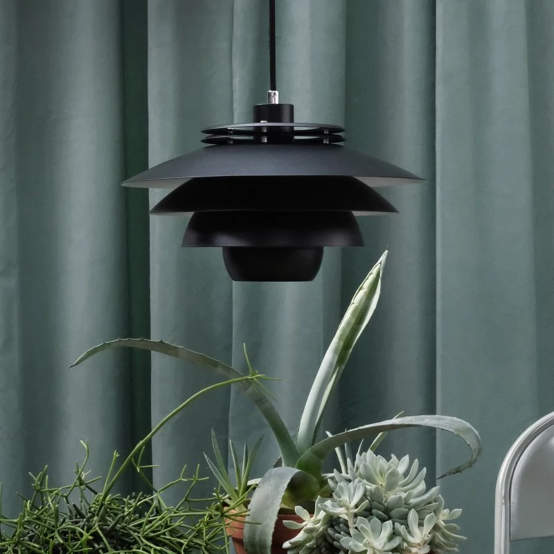 Dyberg Larsen Suspension Ejka Design, Métal Noir, Dimmable
