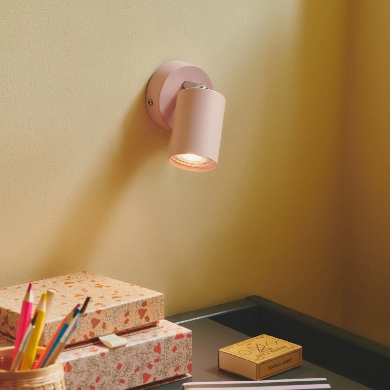 Nordlux Explore - Applique murale rose poudré - Spot orientable