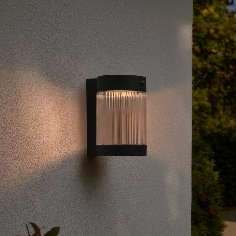 Nordlux Applique Solaire Coupar, Noire, IP44
