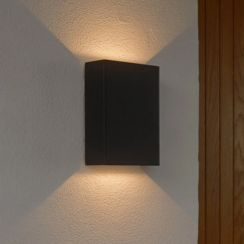 Nordlux Fold 10 LED Seaside Noir - Applique Murale Extérieure