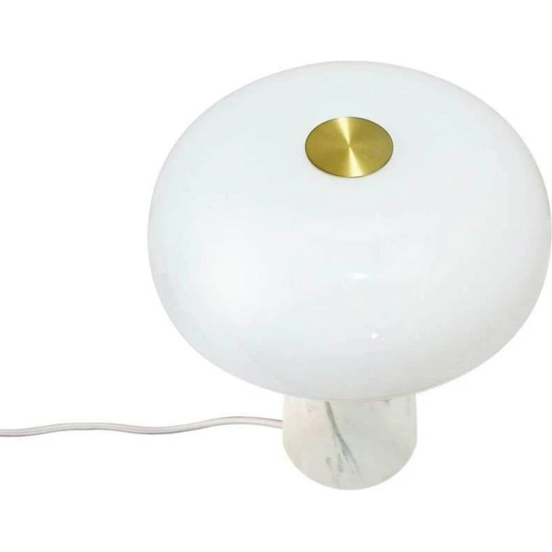 DFTP by Nordlux Lampe à poser Glossy Blanche - Marbre et Verre