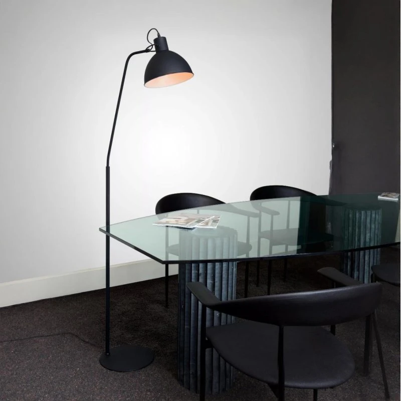 Lucide Lampadaire Shadi Noir - Design Moderne